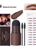 IBCCCNDC Eyebrow Stamp Powder Kit + Concealer • Alis Instan 12 Cetakan + Tali • Shieldtag Original - Image 3
