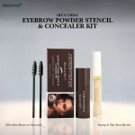 IBCCCNDC Eyebrow Stamp Powder Kit + Concealer • Alis Instan 12 Cetakan + Tali • Shieldtag Original | Minimum Order 2 Pcs